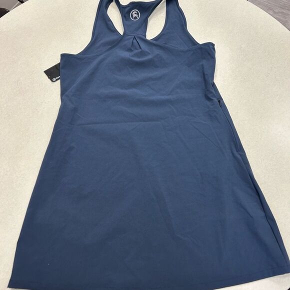 Elegant Navy Midi Dress - Picture 1 of 4